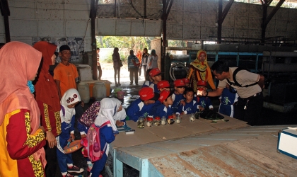 Sosialisasi Kepada Murid TK Saba School