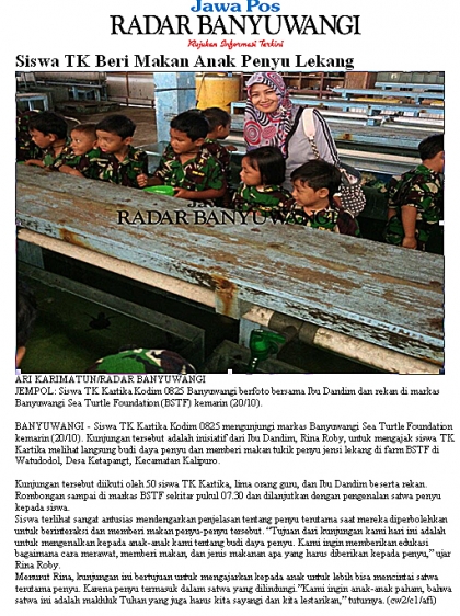 Sosialisasi Kepada TK Kartika