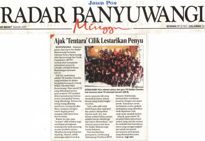 Sosialisasi Kepada TK Chandra