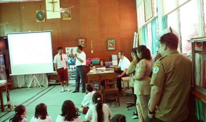 Sosialisasi Kepada Siswa Siswi SDK Santa Maria Banyuwangi