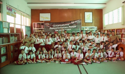 Sosialisasi Kepada Siswa Siswi SDK Santa Maria Banyuwangi