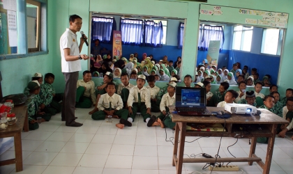 Sosialisasi Kepada Siswa Siswi MI Nurul Islam Banyuwangi